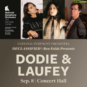 Ben Folds Instagram - Join Ben, the National Symphony Orchestra, and these special guests at The Kennedy Center on September 8th! Ticket link in bio.
