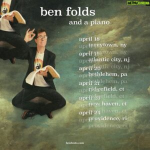 Ben Folds Instagram - ben folds & a guitar! wait no, that's not right...

tix: benfolds.com/tour (link in bio)