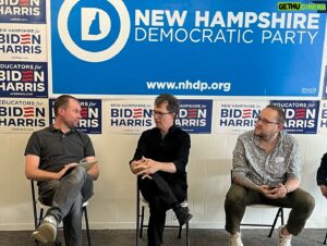 Ben Folds Instagram - Ben spent all of yesterday in New Hampshire with @bidenfornh. Here are just a few highlights of what was overall a great day!

1) Signing up voters for @potus Joe Biden
2) Meeting with the Biden NH Voter Protection Team
3) Speaking to a crowd of over a hundred local campaign volunteers at a NH brewery (@tosharebrewing)
4 - 5) Joining a discussion with educators and local elected leaders at the Biden field office in Manchester, NH
6) Meeting with some members of the phone bank/field team

Check out your voter registration status at Vote.gov!