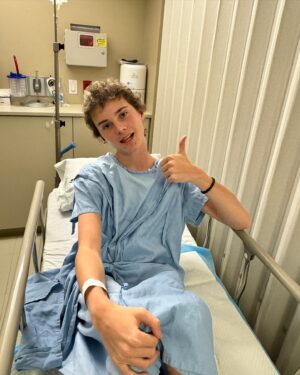 Ben Grosskopf Instagram - hopefully last procedure for a while 🙏🏼
