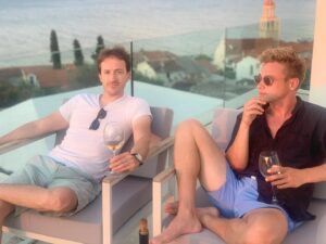 Ben Hardy Instagram - 40 years young @joe_mazzello. Happy Birthday Joey. Casting age 15-35. The last slide is a heart melter.