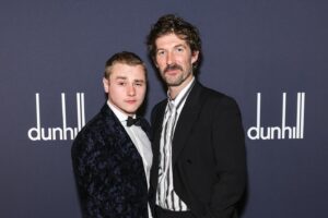 Ben Hardy Instagram - Pull a serious face Ben. You’re at a pre-bafta party ffs 

@dunhill @bsbpartnerships @davebenett @gregwilliamsphotography