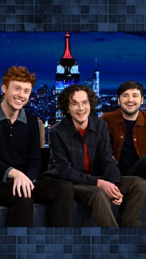 Ben Marshall Instagram - Please Don’t Destroy explains how they got @taylorswift13 & Pete Davidson to star in “Three Sad Virgins”! #FallonTonight
