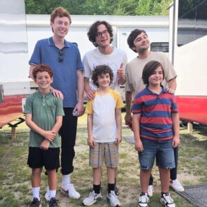 Ben Marshall Instagram - More BTS from Please Don’t Destroy: The Treasure Of Foggy Mountain (on @peacock now). I thought the title should be even longer