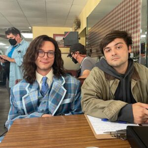 Ben Marshall Instagram - More BTS from Please Don’t Destroy: The Treasure Of Foggy Mountain (on @peacock now). I thought the title should be even longer
