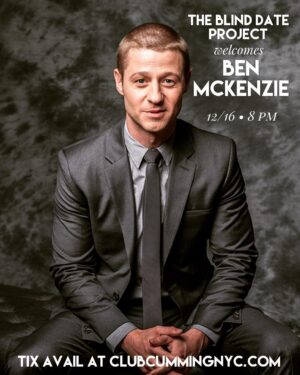 Ben McKenzie Instagram - Doing this crazy thing tomorrow! Come watch me me make a fool of myself. #blinddate #gulp