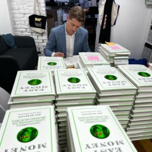 Ben McKenzie Instagram - Two years later, the book I’ve written with journalist Jacob Silverman, Easy Money is available now. It’s been a helluva adventure. I’ve interviewed everyone from average-joe traders to the now-indicted Sam Bankman-Fried himself. I went to 
El Salvador, the only country in the world trying to use crypto as real money (not working, shocker). I even ended up testifying to Congress as to my findings. All of this has culminated in my book, shedding light on the truth behind cryptocurrency. Spread the truth… Easy Money out now at the link in bio.