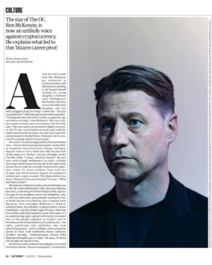 Ben McKenzie Instagram - Thank you @guardian. Easy Money out now, at the link in bio.