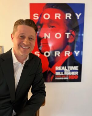 Ben McKenzie Instagram - Wtf is my book about, you ask? Find out tonight on @realtimers with @billmaher.