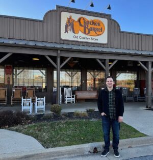 Ben Savage Instagram - Lunch at Cracker Barrel