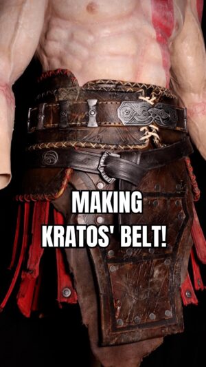 Ben Schamma Instagram - A massive God needs a massive belt! 💪🏻 Here’s how we made Kratos’ belt armor. This was a ton of work but we really enjoyed all the details! Making elaborate cosplay pieces like this requires a good plan and loads of patience. We had to redo some parts (which you don’t see in the video) and that takes time and energy. It helps a lot if you put your perfectionism aside and focus on the overall picture. 🙌🏻

Best EVA foam in the world provided by the one and only @cosplayshop.be ! 🖤

#kratos #kratoscosplay #cosplaytutorial #foamsmith #leatherworks #leatherwork #godofwar #crafts #craftinglife
