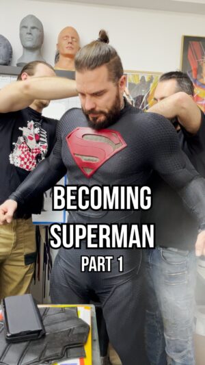 Ben Schamma Instagram - This is my Superman story, part 1 🥲🦸🏻‍♂️ Happy Anniversary, Supes. 🎂

Ad | Thank you @warnerbrosde , @pringles_de , @production_concept and @parallellifestudios for absolutely everything. 🖤

#SupermanAnniversary #WB100 #superman #dc #dcuniverse #cosplay #stuntman #peoplephotography #supermancosplay #lifegoals #dreamcometrue #bucketlist #beardedmen
