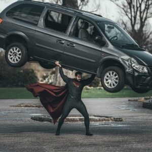 Ben Schamma Instagram - AD| The most special cosplay project yet 🥲 My Superman dream coming true: No greenscreen involved. 😳 Happy Anniversary, Superman!

On this date in 1938, ACTION COMICS #1 was first published, introducing Superman to the world, and heralding the age of Super Heroes. Talk about a smash hit! 🎂  To me personally, this is insanity. Since I was a young boy, Superman is my absolute hero. It’s always been my biggest cosplay dream. Hanging up there, 70m above Cologne, the wind in my face, the best view. Absolutely insane. I still can’t fathom what happened here. There’s more to tell about this, stay tuned for tomorrow!

This project involved so many different parties and they all deserve to be mentioned here:

@warnerbrosde for basically everything.
@pringles_de for sponsoring this shoot.
@production_concept for letting me put my life in your hands. I would do it again!
@jvm_nerd for making this possible.
@parallellifestudios for tailoring the most beautiful Superman suit.
@junkimart for taking these breathtaking pictures.
@patrickpolczyk for ignoring your fear of heights and joining this project anyway.
@eosandy_ for doing the best photo editing, as always.
@emilijawellrock for being the most spontaneous and amazing Lois Lane.

#SupermanAnniversary #WB100 #superman #dc #dcuniverse #cosplay #stuntman #peoplephotography #supermancosplay