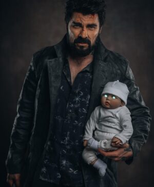 Ben Schamma Instagram - Oi oi! Billy Butcher cosplay, first try! Swipe for Laser Baby! 😁👶🏻

Pics as always by the one and only @eosandy_ !! 

#theboys #billybutcher #cosplay #karlurban #makeup 

@theboystv @amazonprime @karlurban