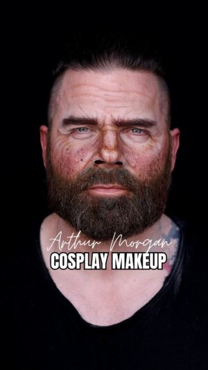 Ben Schamma Instagram - Watch Maja turn me into Arthur Morgan! 🤩 Still one of my favorite cosplays and my second favorite character of all times.

There are so many things we can do to make our cosplays stand out and what we always love to do is add loads of makeup to make me look as much as the character as possible. 
Of course you can’t change every face into every other face but most of the time, if we look very closely, we find strong characteristics of a face and transfer them onto mine.

Give it a try! Maybe you won’t look exactly like the original “person“ but even a few wrinkles or a change of hairline can really add to the overall look. 🙏🏻
#arthurmorgan #sfxmakeup #makeuptransformation #cosplay #cosplaytransformation #reddeadredemption2 #rdr2 #arthurmorganedit #makeuptutorial #cosplayer #gaming #bearded
