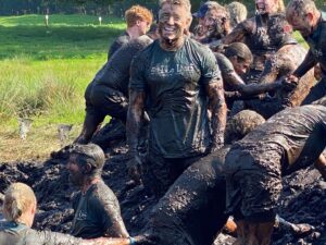 Ben Shephard Instagram - What. A. Day! A picture paints a thousand words - these pics paint some seriously filthy words!! 🤣 I was invited to be a part of the @stablelives team (a brilliant charity I put in my book #HumbleHeroes) all 120 of them, to take on @toughmudder in Cheshire. The weather was sensational, the mud ridiculous, the laughter, smiles tears and team work from everyone @stablelives was just joyous. I bloody loved every filthy, sweaty, grubby, hilarious, slippy,sloppy step of it. I can’t recommend @toughmudder enough especially if you join the @stablelives team! Now I will spending the rest of the weekend trying to get clean!! 😳🤣picture credit to @speedy0303 thanks for a brilliant day!! #toughmudder #stablelives