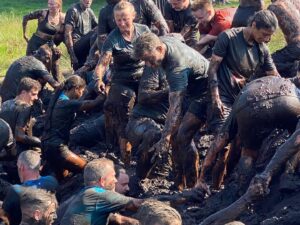 Ben Shephard Instagram - What. A. Day! A picture paints a thousand words - these pics paint some seriously filthy words!! 🤣 I was invited to be a part of the @stablelives team (a brilliant charity I put in my book #HumbleHeroes) all 120 of them, to take on @toughmudder in Cheshire. The weather was sensational, the mud ridiculous, the laughter, smiles tears and team work from everyone @stablelives was just joyous. I bloody loved every filthy, sweaty, grubby, hilarious, slippy,sloppy step of it. I can’t recommend @toughmudder enough especially if you join the @stablelives team! Now I will spending the rest of the weekend trying to get clean!! 😳🤣picture credit to @speedy0303 thanks for a brilliant day!! #toughmudder #stablelives