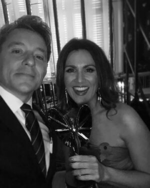 Ben Shephard Instagram - Only seems like yesterday when @susannareid100 and I first sat next to each other at the GMB desk. 10 years have flown by. Back on the southbank we’d often head outside in the sunshine which was always a treat - (as long as the signal worked 🤣) tech issues aside the constant has been the laughter. So many memories, so many moments but so many laughs. Thanks for putting up with me, helping me, guiding me and mostly laughing with me. I’ll miss you and those moments on air, but know we’ll have plenty more off air!