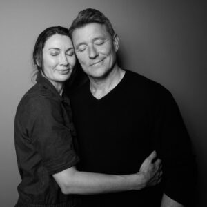 Ben Shephard Instagram - So me and @annieshepharddesign were lucky enough to be snapped by the incredible 📷@rayburmiston (he’s not bad at this photography malarkey is he 😜) for his 
 @takeamoment.uk campaign. It’s been a privilege to be a part of, both Annie and I took a moment and would encourage you to remember to take a moment for yourself today for 
#worldmentalhealthday #takeamoment2023 thanks to Ray and his @takeamoment.uk team for a really important campaign it’s been amazing to see all the pics of people #takingamoment and joining in.