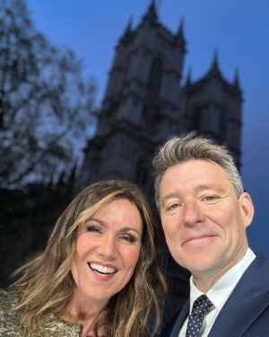 Ben Shephard Instagram - Good Morning Britian - live from Westminster Abbey join me and @susannareid100 for this historic occasion at 6am on ITV1 @itv @gmb #kingscoronation