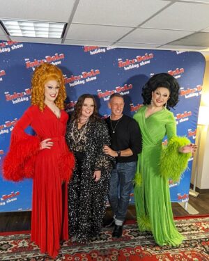 BenDeLaCreme Instagram - Jinkx & DeLa take Hollywood 🎄 our @dolbytheatre debut last night was incredible—what an audience!! And we got to catch up with some iconic lovely guests 🥹 (still thinking about @melissamccarthy saying this show is now going to be a yearly tradition for her and her family 🤯🥺) next up tonight: San Jose, then SF on Monday   Tuesday! Get your 🎟️ at JinkxAndDeLa.com 🖤
