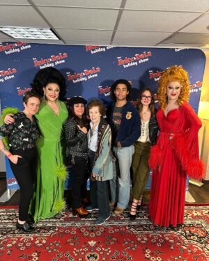 BenDeLaCreme Instagram - Jinkx & DeLa take Hollywood 🎄 our @dolbytheatre debut last night was incredible—what an audience!! And we got to catch up with some iconic lovely guests 🥹 (still thinking about @melissamccarthy saying this show is now going to be a yearly tradition for her and her family 🤯🥺) next up tonight: San Jose, then SF on Monday   Tuesday! Get your 🎟️ at JinkxAndDeLa.com 🖤