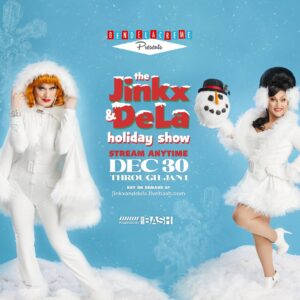 BenDeLaCreme Instagram - By popular demand! The re-streams are back now through New Year’s Day! Get your tickets to watch the show at jinkxanddela.livebash.com ❤️

Promo photo: Jiji Lee
Stage photos: @santiagraphy