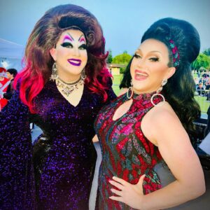 BenDeLaCreme Instagram - Had the most lovely evening at Stanford University hosting a FAB student drag show (like for real tho) that also happened to feature absolute SWEETIE legends @kerricolby and @sashacolby AND I was cohosting with one of my very best friends and true chosen family member @thepeacheschrist - literally ANY gig Peaches asks me to do with her, I’m there. Relationships like this only come your way a few times in a lifetime - savor every moment.