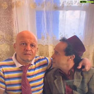 Benaissa El Jirari Instagram - مع الزميل جمال العبابسي في الشريط التلفزي مول الاحصاء @jamallababsi 
.
.
#alaoula #snrt #marakech #film #marocco #benaissa_eljirari  #al_oula