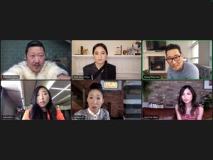 Benedict Wong Instagram - Just happy to be in the zoom! @awkwafina @iamsandraohinsta @danieldaekim @gemma_chan @kellymarietran @disneyraya