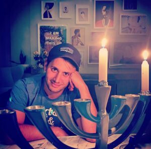 Benj Pasek Instagram - Times sure are dark. Spread a little light. Happy first night of Hanukkah. 🕎 🔥