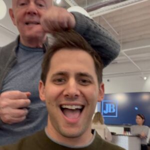 Benj Pasek Instagram - Oh, my magical friend John. He created so much beauty and laughter, joy and mischief, community and care around him. He was everyone’s biggest champion, connector and megaphone for their latest play or musical, art show or book. He had the most elegant demeanor, the nastiest humor, and cultivated the most interesting of circles. The common denominator was, of course, him, and the kind and witty, deeply loving and soulful human he was. He will be so missed. I have so many stories over the years full of gossip and intrigue, but what I’ll remember most is the way John lifted people up and shouted from the rooftops to advocate for his friends. He found a home in NYC after growing up without many resources in Ireland and forged a path here to build the most fantastical life for himself, swirling with music and poetry, paintings, plays and people. He made a family of friends. He cultivated a life that was precious and beautiful and inspiring. He was charming and unapologetically queer, deliciously handsome and downright fucking fabulous. He would give free haircuts to hot men he wanted to know or call you to come into his salon to sit you next to someone who would change the course of your entire life because you met them there. He was selfless in so many ways and truly a one-of-kind human. He was the kind of man you move to New York City to hope to meet and the kind of man you move to New York City and hope to become. He embodied the best of a magic that feels impossible to bottle or properly describe. He made people feel beautiful. Sending love to all of those who knew him and loved him. The world lost a great one today. @johnbar_  @johnbarrettnyc