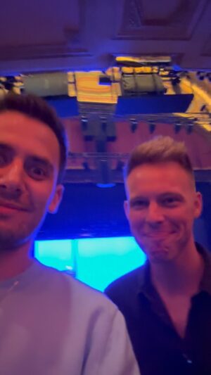 Benj Pasek Instagram - Today we caught the phenomenal company of the @dearevanhansen tour in Buffalo, NY. The tour launched in 2018 and officially closes next week. This was the last performance @justinpaulmusic and I will ever see of the original production. It was bittersweet, oh so nostalgic and very emotional. Thanks to the cast and crew for breathing life into these characters and telling this story with such conviction over all of these years. It’s been such beautiful gift. Happy trails. ❤️