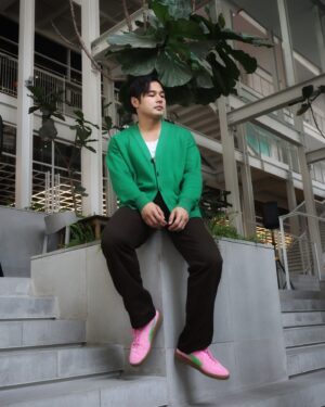 Benjamin Alves Instagram - Forever. Palermo. 🩷 💚 

#PumaPalermo #PumaPH