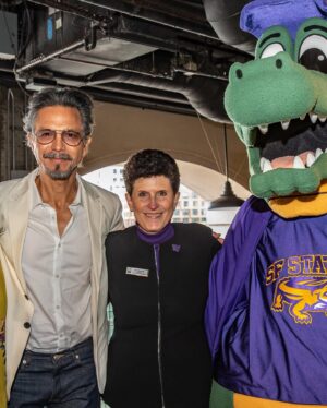 Benjamin Bratt Instagram - Dear graduates of San Francisco State University’s Class of 2024 - So inspiring to join in on the energy and passion of you future leaders and change makers @oraclepark, AND an incredible honor to receive a Doctorate of Fine Arts (!!) from University president Lynn Mahoney and trustee chair Wenda Fong.

Thanks for including me — may you continue to strive for and achieve your wildest dreams!! 🙌🏽❤️🙌🏽