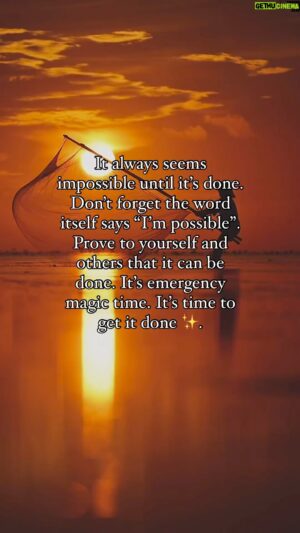Benjamin Donlow Instagram - Dear beautiful soul reading this 🔆,

In the wise words of Nelson Mandela,
It was seems “impossible” until it’s done.
This is your reminder that you have done it 
before and you will continue to do so.

Life is a series of battles, challenges,
success and wins. All mean to strengthen us 
and prepare us for all of our tomorrows.

Don’t you forget, 
the word itself says “I’m possible”.
Prove to yourself and others 
that it can be done.
Amaze yourself and make it happen.

It’s time to tap into the emergency magic 
with yourself. It’s time to get it done 
and rise above 🦋.
You got this. 

With love:
Your friends of the light 💡 

Video credit: @danielkordan

For more daily personal development, mindset,
Positivity and motivation
Follow @selfloveclub674 @motivationperks @daily_motivation_qa @dieseldonlow @kawaonahele 

#wantmorein24 #grateful #love #bestself #thebestisyetocome #IcanIwill #kindnessmatters  #shebelievedshecouldsoshidid #knowyourworth 
#authenticity #loveyourself #beyourself #youareworthy #youareenough #unlockyourtruepotiential #createyourownsunshinexo