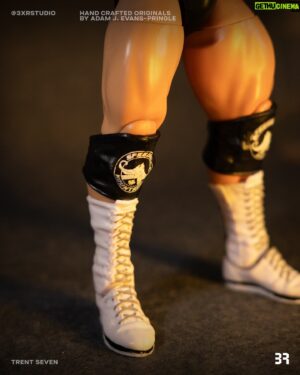 Benjamin Maurice Webb Instagram - Trent Seven, TNA, 2024

Custom of @trentseven7 sporting the #SpeedballMountain attire from tagging with @speedballbailey 

Head sculpt from @headeration 

#trentseven #tna #tnawrestling #revpro #customwrestlingfigures #moustachemountain #wrestlingfigures #wrestlingfigurephotography #wrestlingcollection