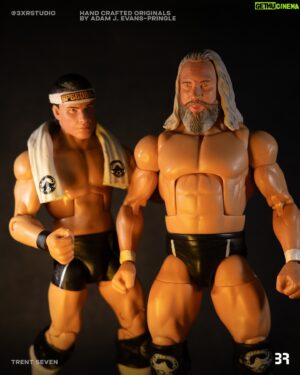 Benjamin Maurice Webb Instagram - Trent Seven, TNA, 2024

Custom of @trentseven7 sporting the #SpeedballMountain attire from tagging with @speedballbailey 

Head sculpt from @headeration 

#trentseven #tna #tnawrestling #revpro #customwrestlingfigures #moustachemountain #wrestlingfigures #wrestlingfigurephotography #wrestlingcollection