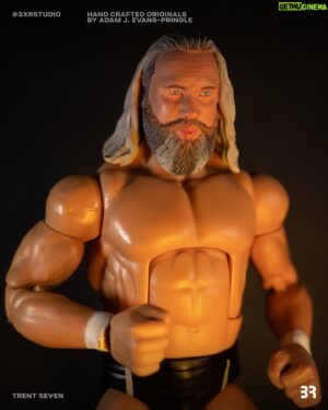 Benjamin Maurice Webb Instagram - Trent Seven, TNA, 2024

Custom of @trentseven7 sporting the #SpeedballMountain attire from tagging with @speedballbailey 

Head sculpt from @headeration 

#trentseven #tna #tnawrestling #revpro #customwrestlingfigures #moustachemountain #wrestlingfigures #wrestlingfigurephotography #wrestlingcollection