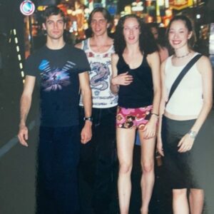 Benjamin Millepied Instagram - Tokyo, not sure how long ago… with @tear27 @sarah_orza @rebeccakrohn. Wearing my all time favorite shirt, Aidan’s vintage Dune shirt. 📸 @sethorza
