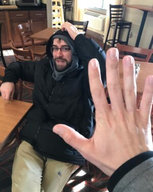 Benjamin Papac Instagram - Minocqua Adventures #hodagsrevenge #skategang #poetrykaraoke #shuffleboard #HTDAR