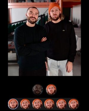 Benjamin Verrecchia Instagram - Yeux fermés, regard qui fuit, tête de poisson, on a tous vécu cette photo de groupe où y’a forcément un ou deux visages foirés ! 

Là par exemple, j'ai pu sauver la tête de @pierrecroce parmi un large choix ! 

Le Google Pixel 8 et 8 Pro vous permettent de sélectionner la meilleure photo grâce à la fonction Meilleure Prise. 
Si une des personnes sur la photo ferme les yeux, ou que simplement, sa tête vous dérange, le téléphone combine des photos similaires en une seule photo pour avoir un rendu parfait !

#TeamPixel @googlepixel