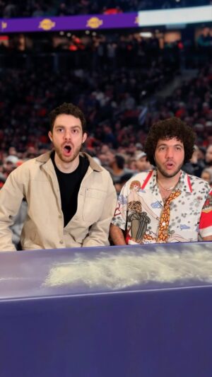 Benny Blanco Instagram - What it’s like to sit courtside