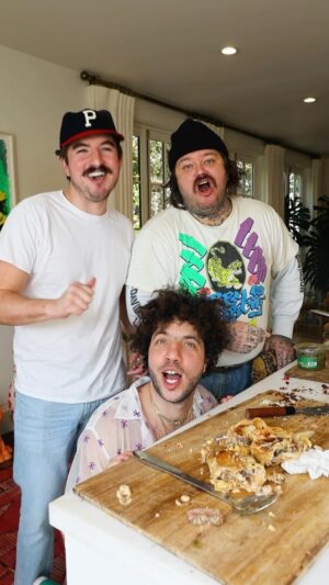 Benny Blanco Instagram - Best friends breakfast burrito