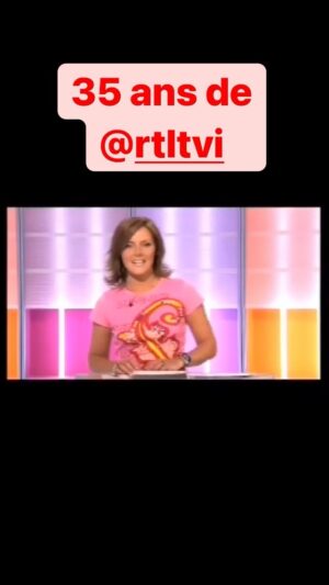 Bérénice Bourgueil Instagram - 35 ans de @rtltvi, moments bien choisis… @jackbiggelaar @unjour_uneautrehistoire @davidantoine