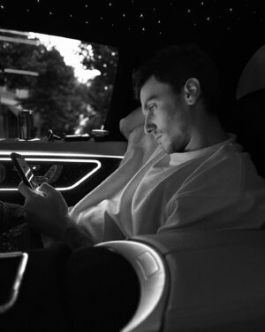 Bertan Asllani Instagram - BW