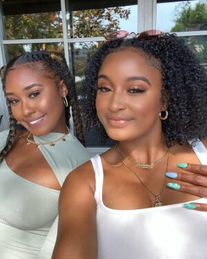 Bethany Clayton Instagram - I’m so grateful God gave me a little sister, you are truly my best-friend and my twin 🫶🏾✨ since we were little I’ve always wanted to be so protective over you. I love our bond and I’m so proud I get to witness  the young woman you are becoming!!😭💗 I can’t wait to keep creating more life long memories with you sis🥰 💫 happy birthday mama @cali_kc 🤍!