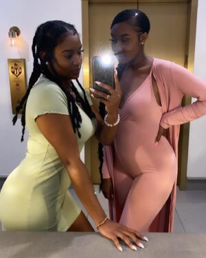 Bethany Clayton Instagram - I’m so grateful God gave me a little sister, you are truly my best-friend and my twin 🫶🏾✨ since we were little I’ve always wanted to be so protective over you. I love our bond and I’m so proud I get to witness  the young woman you are becoming!!😭💗 I can’t wait to keep creating more life long memories with you sis🥰 💫 happy birthday mama @cali_kc 🤍!