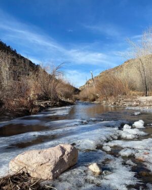 Beto O'Rourke Instagram - Took the dogs on a backpack along Las Animas creek in the Black Range of NM. Beautiful. Cold at night. Made it up to Massacre Canyon where there’s a memorial to the Buffalo Soldiers from the 9th Cavalry who were killed in ambush by Victorio and his band of Ojo Caliente Apache in 1879.
