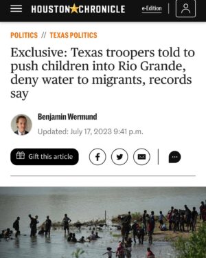 Beto O'Rourke Instagram - “…ordered to push small children and nursing babies back into the Rio Grande…”

Abbott is a thug. A murderer. A ghoul. 

People are dying while he plays war-games against defenseless mothers and children.

Pro life my ass!!

But there is someone who has the power to stop Abbott.

Stop him from deploying razor wire & medieval drowning devices designed to ensnare & mutilate. Stop every illegal thing he’s doing on the border that ends up killing human beings. 

President Biden @potus , we need you to act.